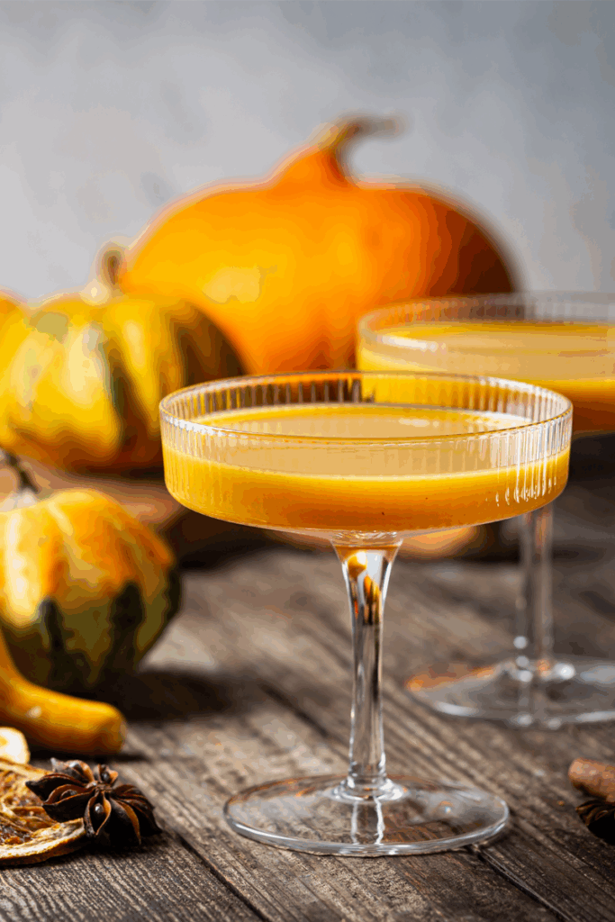 őszi vodka fizz koktél