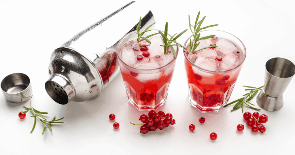 Gin tonic ribizlivel
