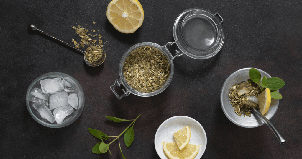 Gin tonic fűszerek üvegben