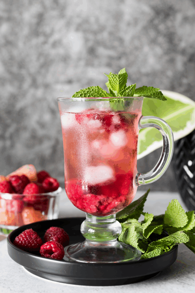 mojito málnával