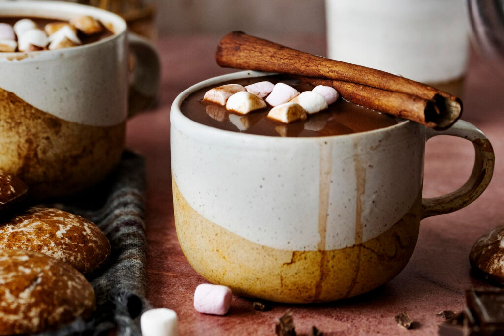 forró csoki fahéjjal