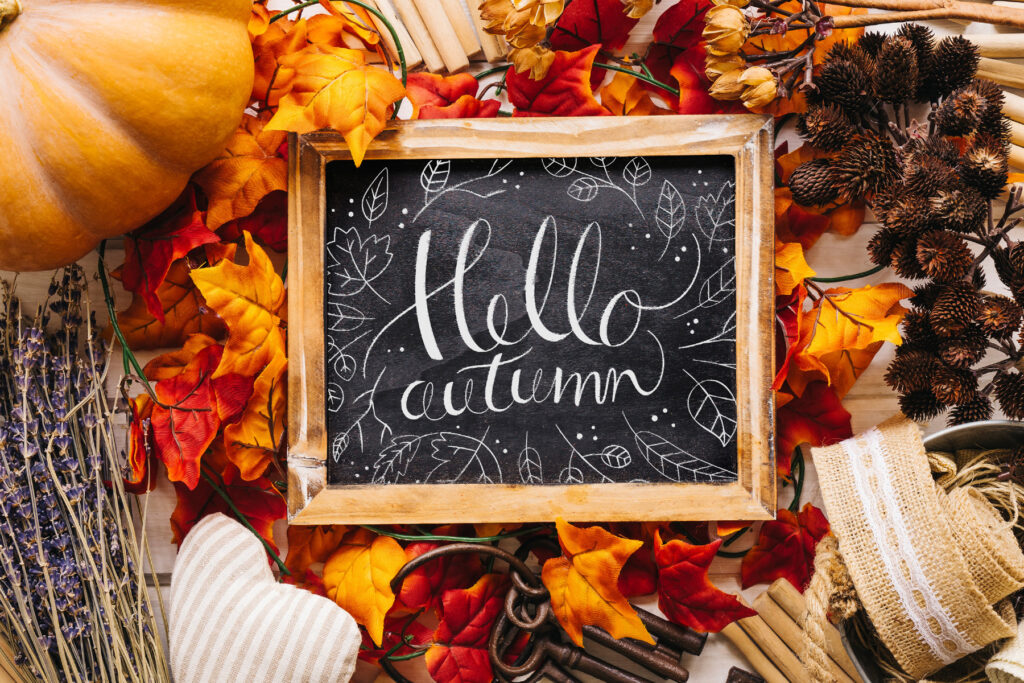 őszi képkeret dekor