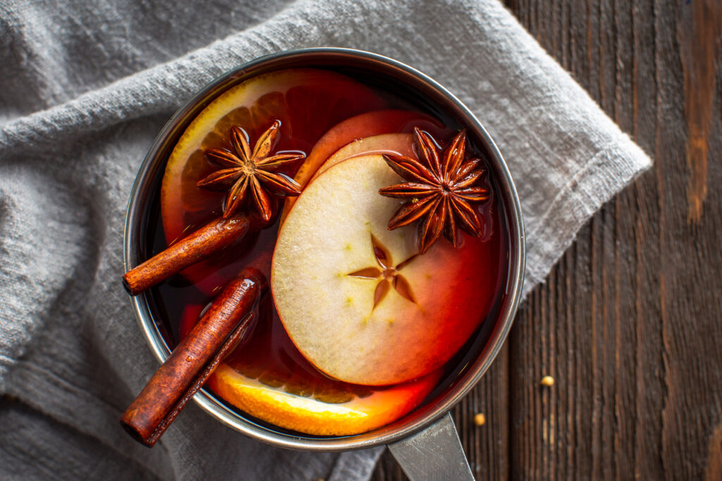 csillagánizsos almás tea